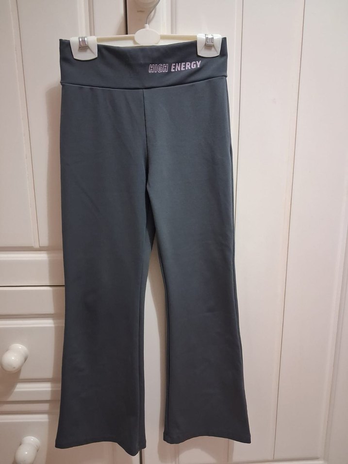 Kemerli Gri Kız Eşofman Takımı - Görsel 3