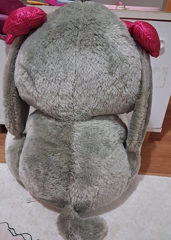 Gri Peluş Oyuncak Köpek - Görsel 2