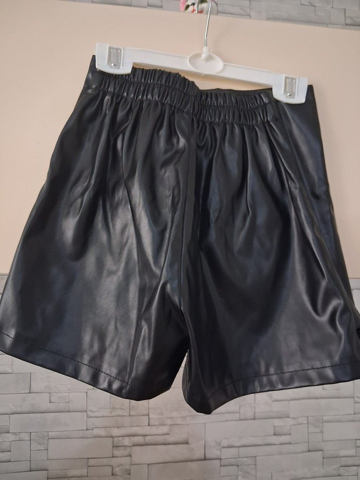 kiz çocuk deri şort etek - Görsel 2