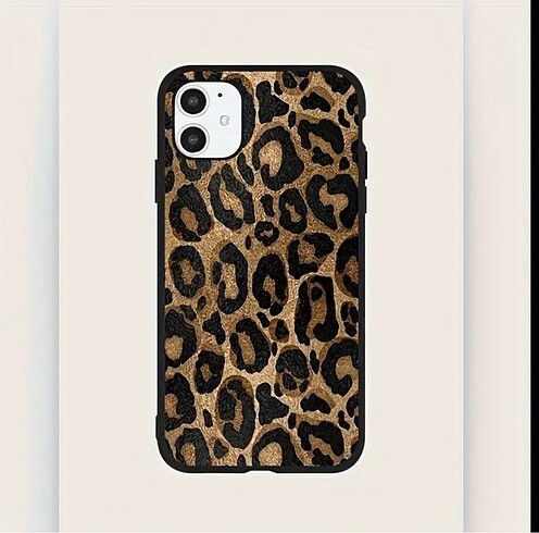 Leopar desen telefon kılıfı iphone13-14