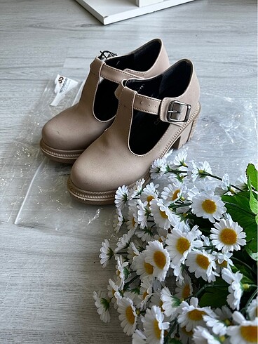 Butigo Yoz pembe loafer oxford ayakkabı
