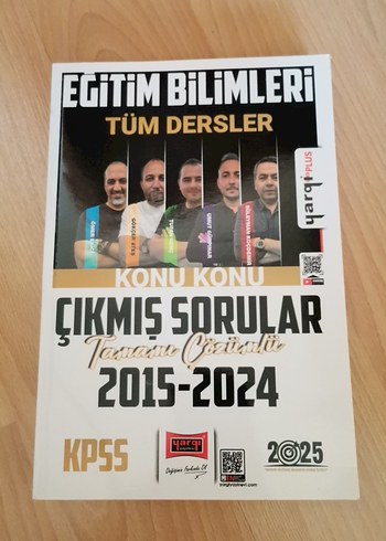 KPSS Eğitim Bilimleri Tüm Dersler Çıkmış Sorular 2015-2024