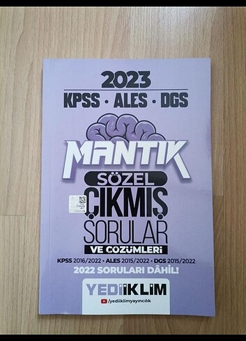 Sözel Mantık KPSS Çıkmış Sorular 2023