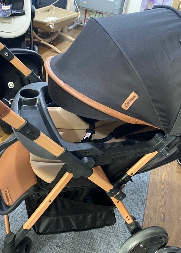 Bonibos Joell Katlanabilir Çift Yönlü Bebek Arabası - Görsel 2