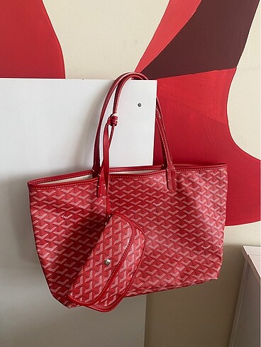Goyard Kırmızı Tote Bag