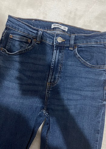 Lacivert Kadın Denim Pantolon - Görsel 2