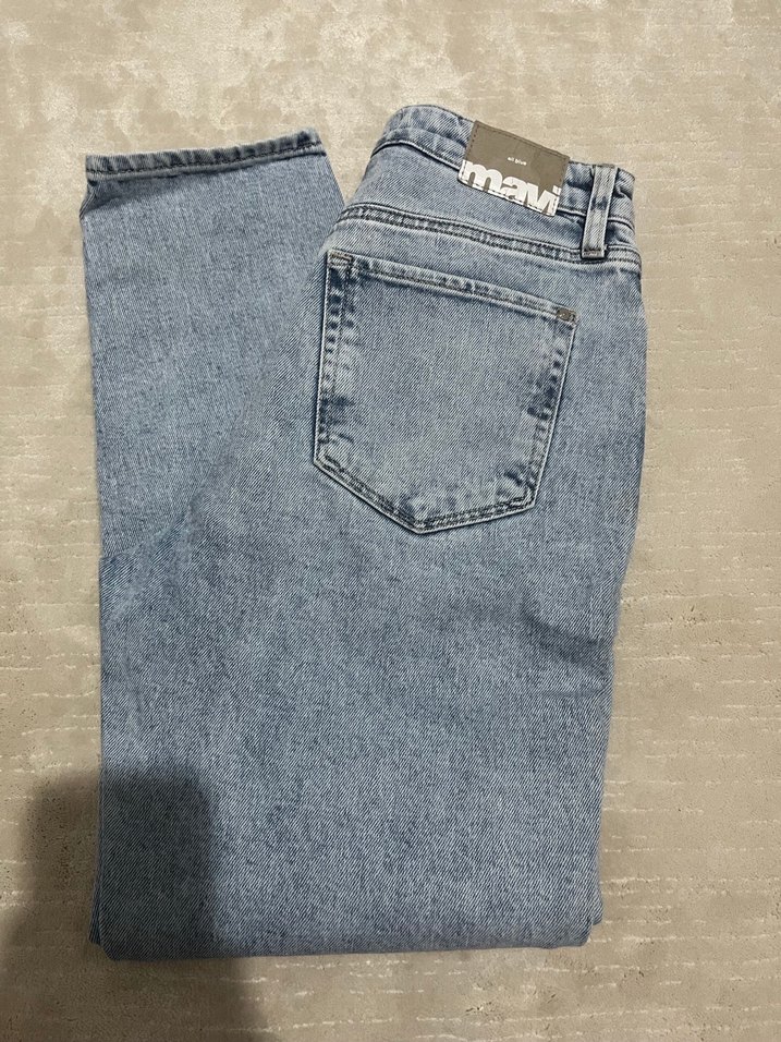 Gri Midi Boy Kadın Denim Jean - Görsel 4