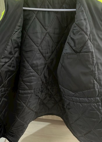 Sarı Siyah Fermuarlı Erkek Street Wear Ceket - Görsel 2