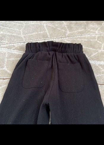 9 Yaş Beden siyah Renk Siyah Rahat Kesim Kız çocuk pantolon