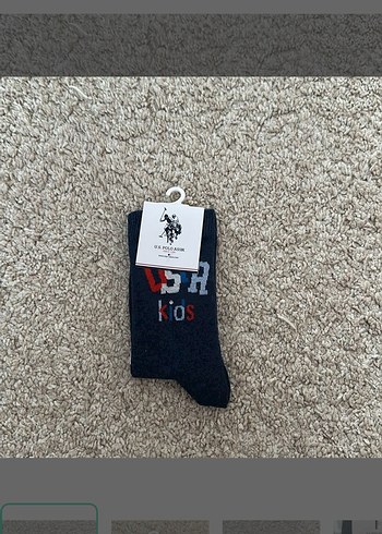 U.S Polo Assn. Ralph Lauren Kids Lacivert Cocuk Corap