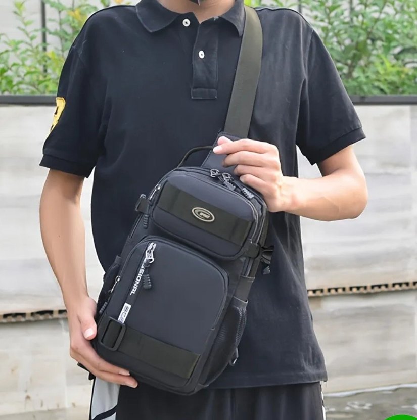 Unisex Çapraz Omuz & Göğüs Çantası - Görsel 2