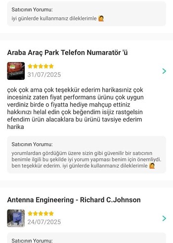 Araba Araç Park Telefon Numaratörü - Görsel 8