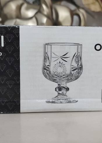 Ayaklı Kristal Kahve Yanı Su Bardağı - Görsel 3