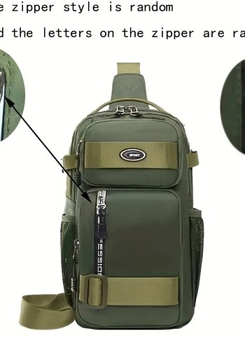 Unisex Çapraz Omuz & Göğüs Çantası - Görsel 5