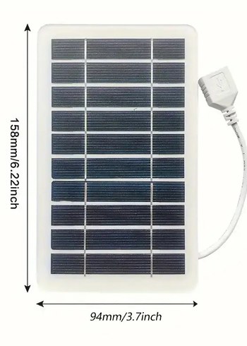 Güneş Enerjili Solar Panel Şarj Cihazı - Görsel 4