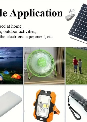 Güneş Enerjili Solar Panel Şarj Cihazı - Görsel 8