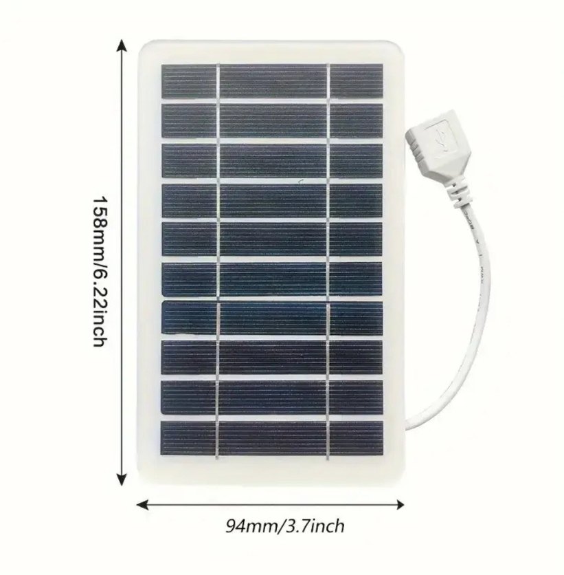 Güneş Enerjili Solar Panel Şarj Cihazı - Görsel 4