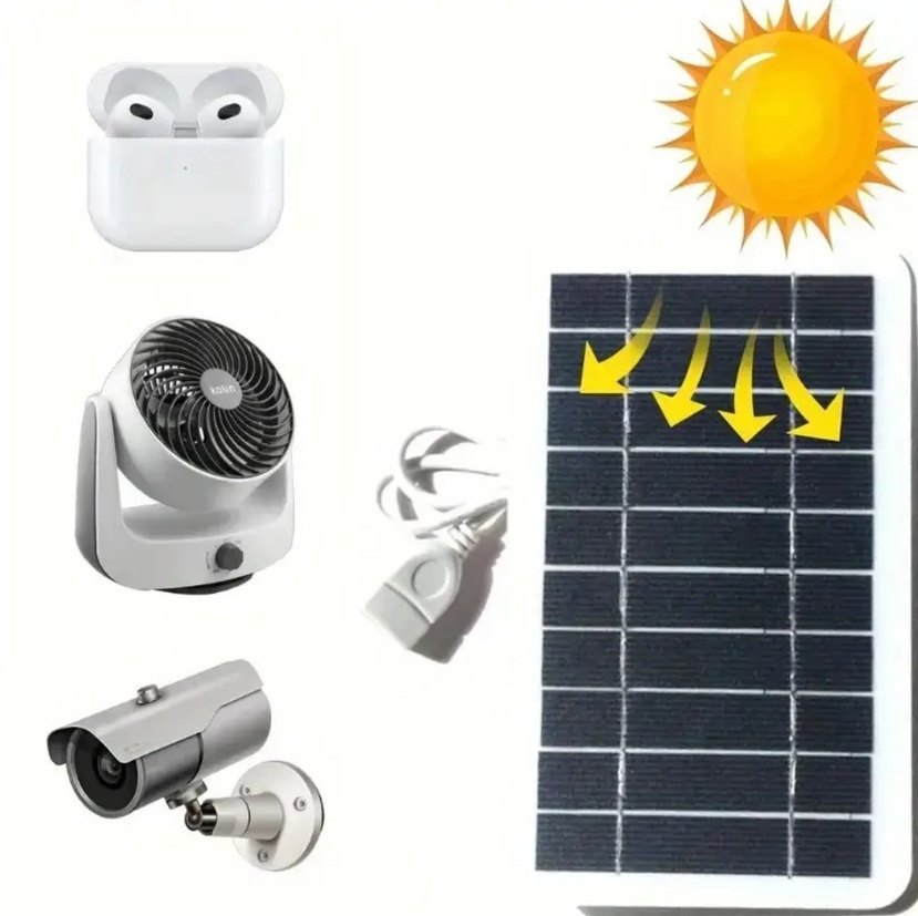 Güneş Enerjili Solar Panel Şarj Cihazı - Görsel 3