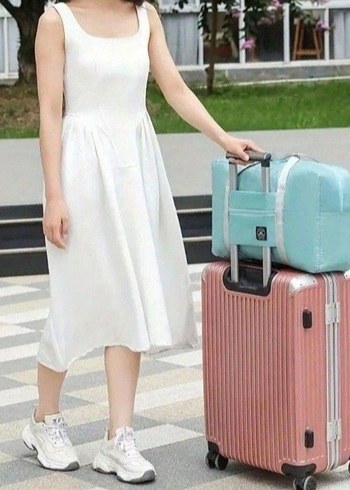 Katlanabilir Valiz Seyahat Çantası - Görsel 4