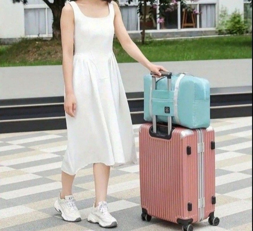 Katlanabilir Valiz Seyahat Çantası - Görsel 4