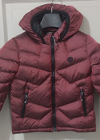 BİTTON Çocuk Kışlık Şişme Mont Kapüşonlu (7-8 yaş) - Görsel 2