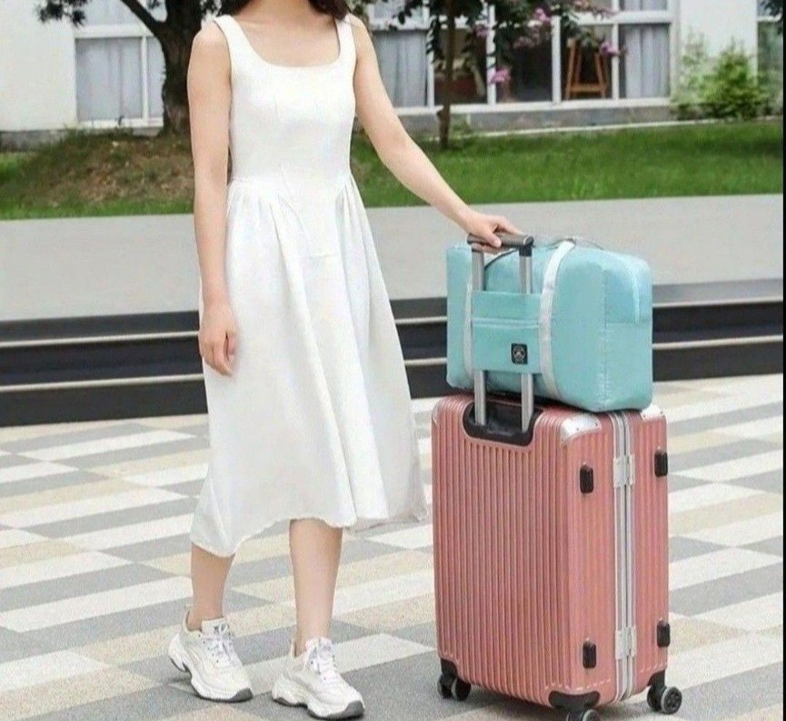 Katlanabilir Valiz Seyahat Çantası - Görsel 4