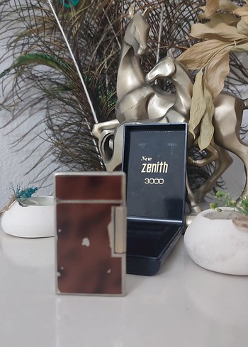 Zenith 8800 Japan Vintage Metal Çakmak - Görsel 5