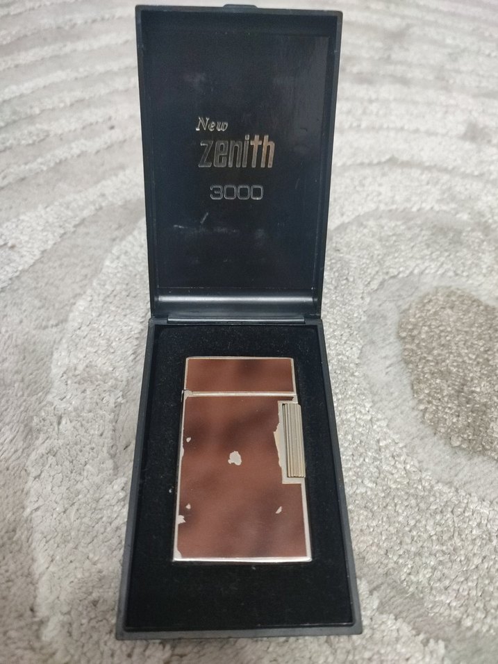 Zenith 8800 Japan Vintage Metal Çakmak - Görsel 3