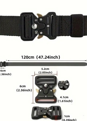 Basic Biker Taktik Kemer - Görsel 4
