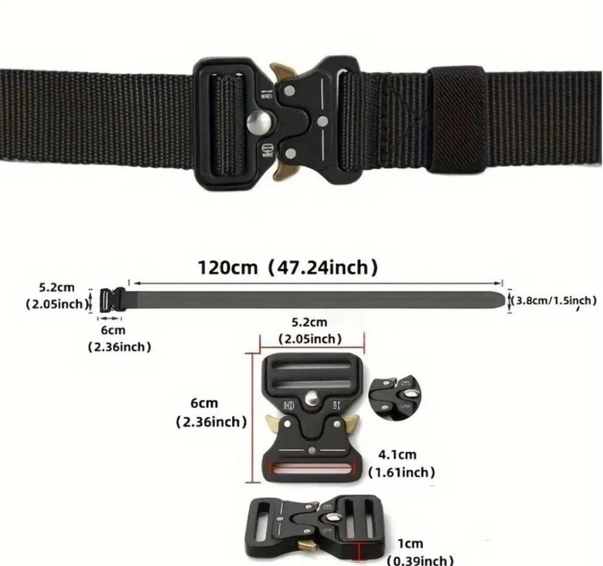 Basic Biker Taktik Kemer - Görsel 4