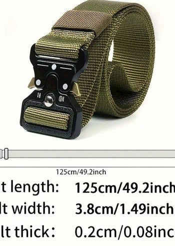 Basic Biker Taktik Kemer - Görsel 9