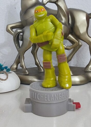 Oyuncak Ninja Kaplumbağa MICHELANGELO - Görsel 4