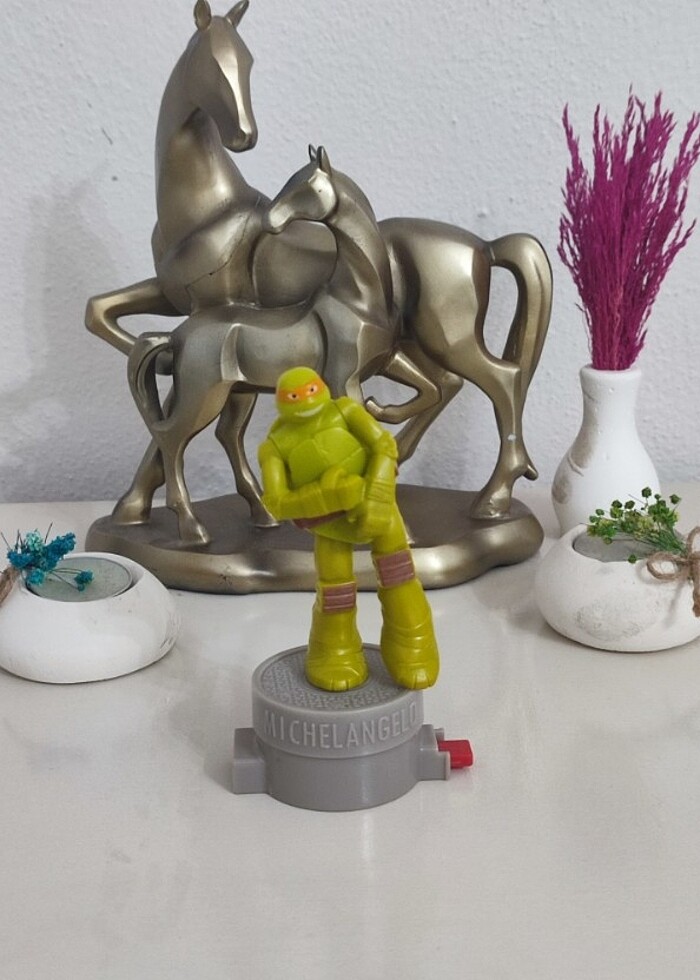 Oyuncak Ninja Kaplumbağa MICHELANGELO - Görsel 3