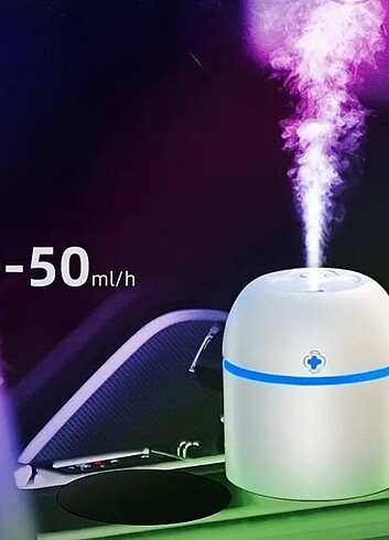 Aromaterapi Hava Nemlendirme Cihazı (Beyaz) - Görsel 4