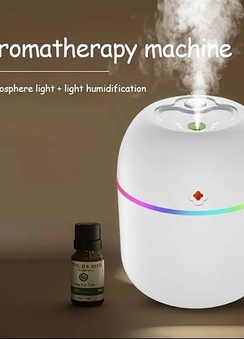Aromaterapi Hava Nemlendirme Cihazı (Beyaz) - Görsel 7