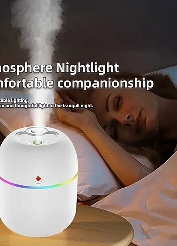 Aromaterapi Hava Nemlendirme Cihazı (Beyaz) - Görsel 8