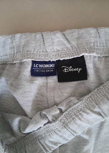 7 Yaş Beden gri Renk 2 adet lcwaikiki pijama şort