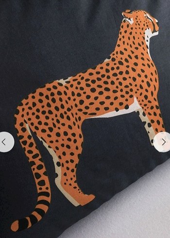 Lc Waikiki Home Leopar Desenli Koyu Kahverengi Yastık Kılıfı