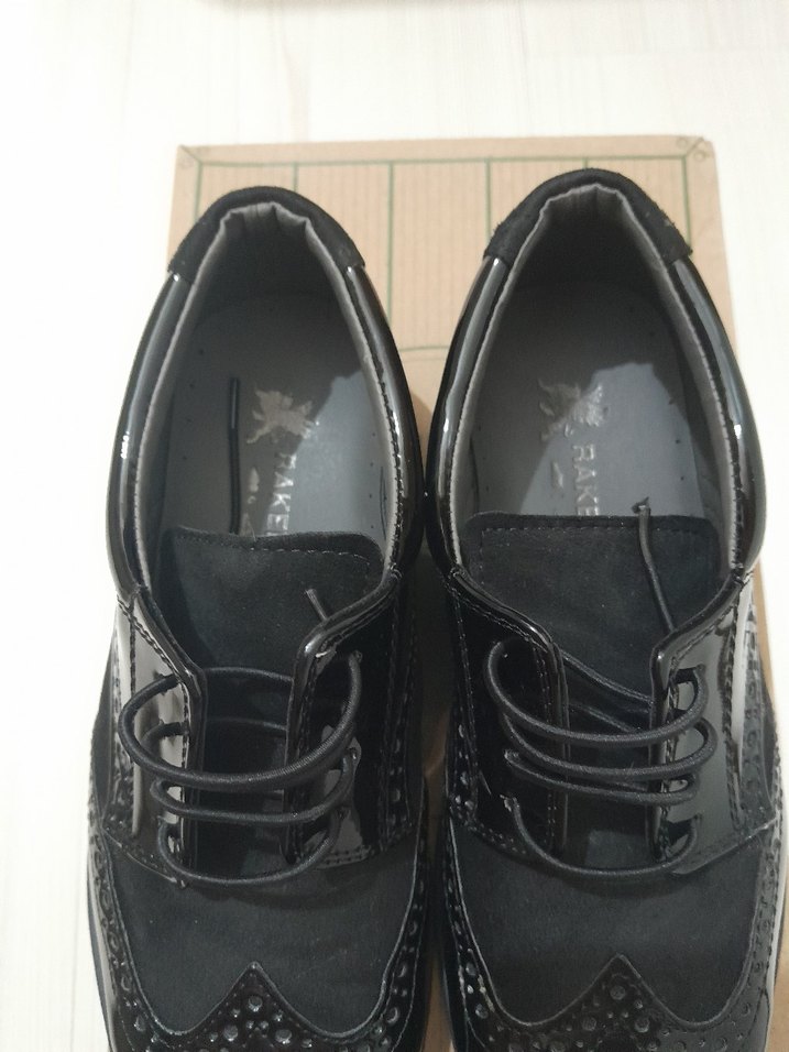 Klasik Siyah Rugan Erkek Çocuk Özel Ayakkabı - Görsel 5