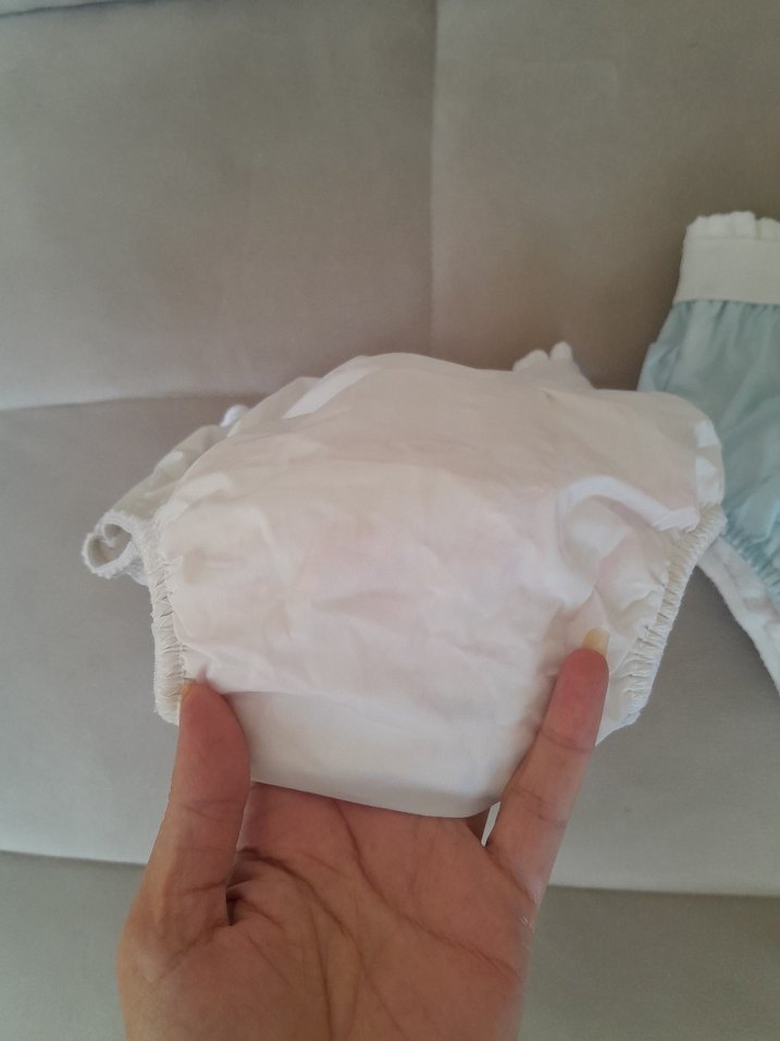 Bebek İç Çamaşırı 2'li Set Beyaz - Görsel 2