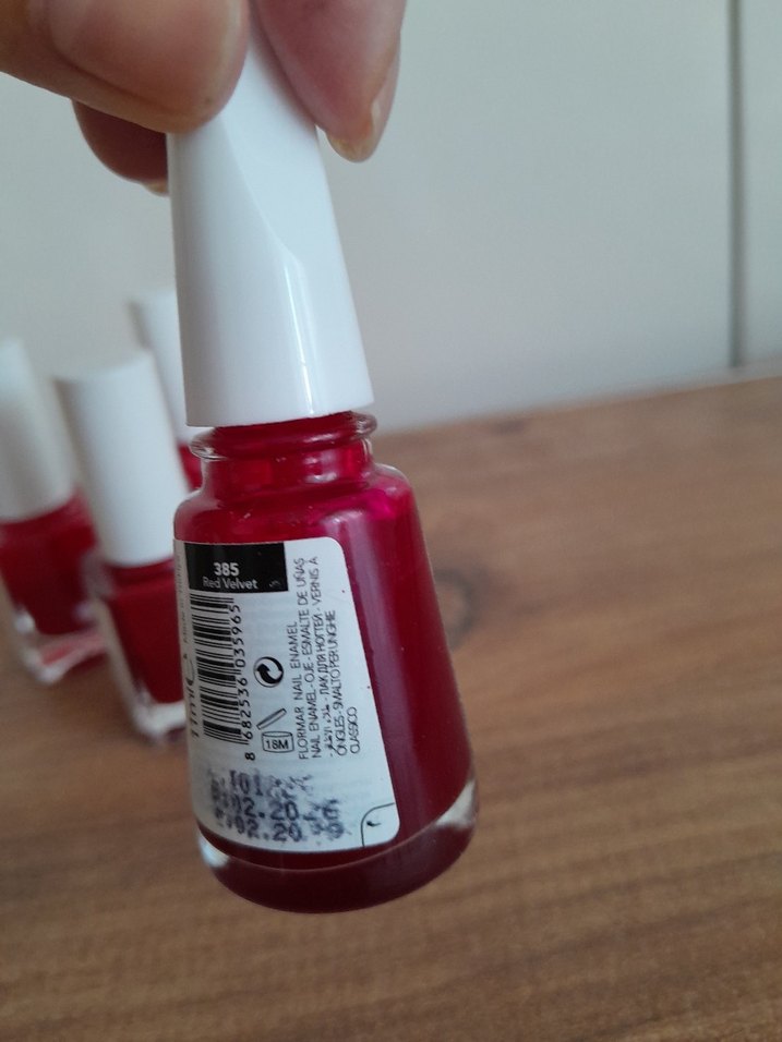 Canlı Kırmızı Pastel & Fırma Oje Seti — görsel 5/6