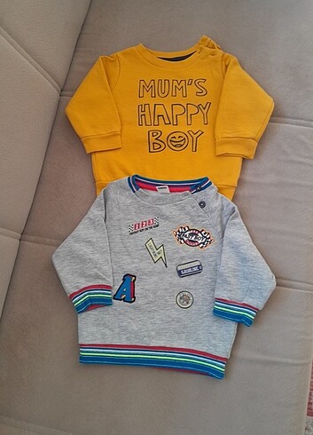 İkili bebek sweatshirt 