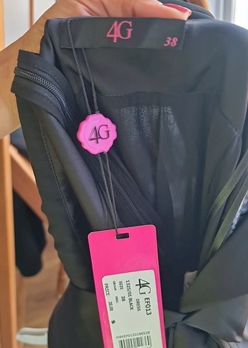 Siyah Drapeli V Yaka Midi Abiye Elbise - Görsel 5