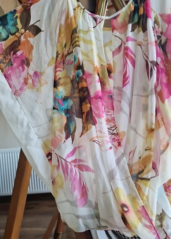 Çiçek Desenli Bohem Hamile Bluzu - Görsel 7