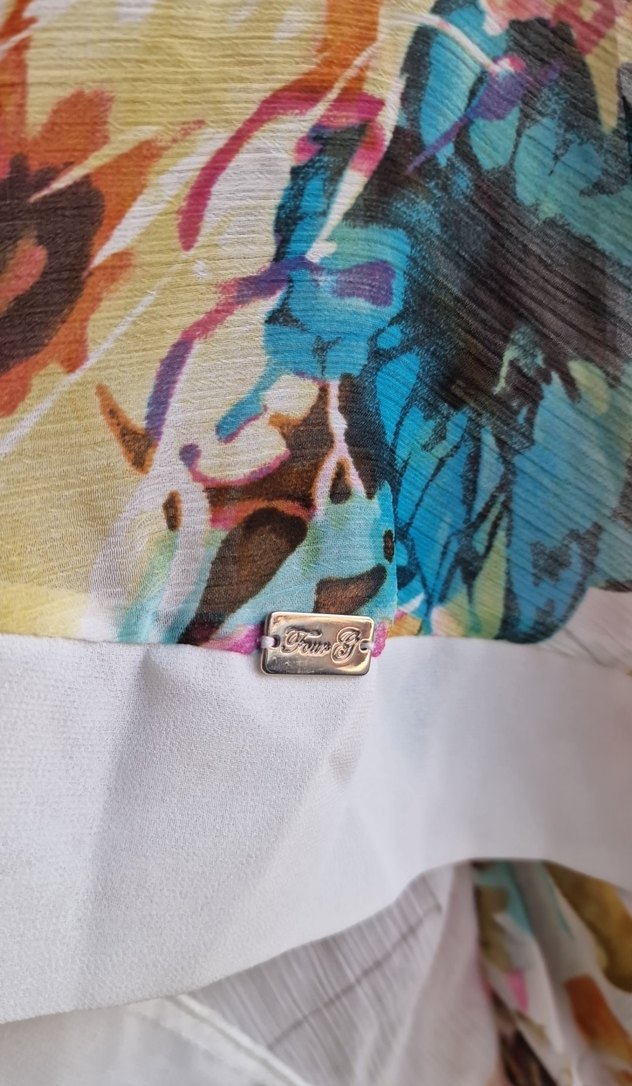 Çiçek Desenli Bohem Hamile Bluzu - Görsel 4