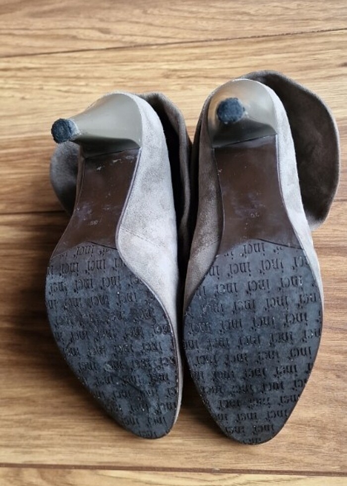 Topuklu süet ayakkabı - Görsel 5