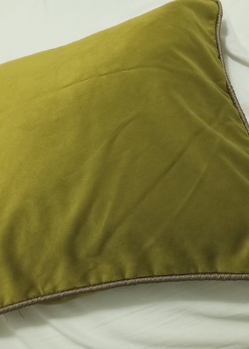 Zeytin yeşili kırlent kılıfı - Görsel 6