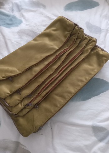 Zeytin yeşili kırlent kılıfı - Görsel 2