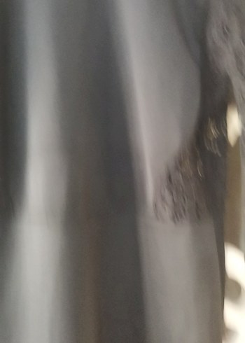 Dantel Detaylı Siyah Uzun Kollu Gotik Elbise - Görsel 5