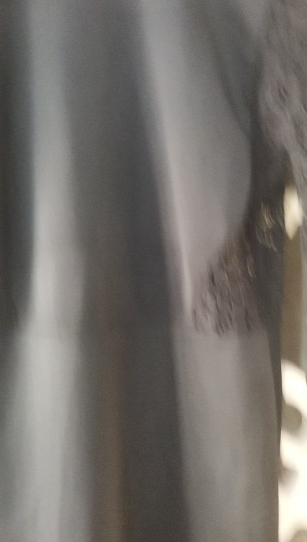 Dantel Detaylı Siyah Uzun Kollu Gotik Elbise - Görsel 5